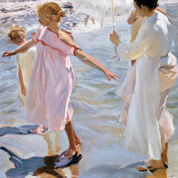 Joaquín Sorolla y Bastida, Time for a Bathe, Valencia