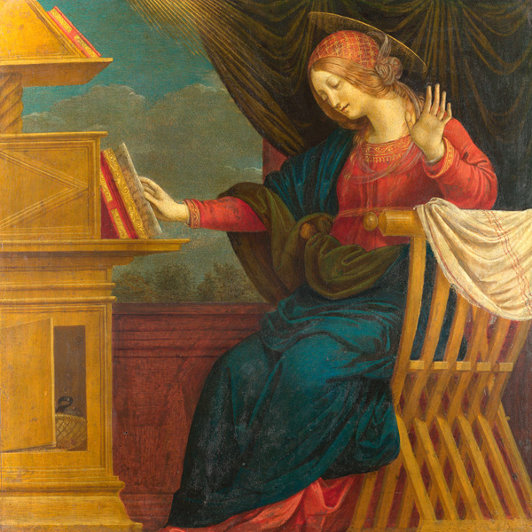 Gaudenzio Ferrari, The Annunciation, The Virgin Mary