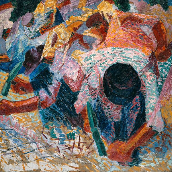 Boccioni Umberto, I lastricatori di strade, 1914