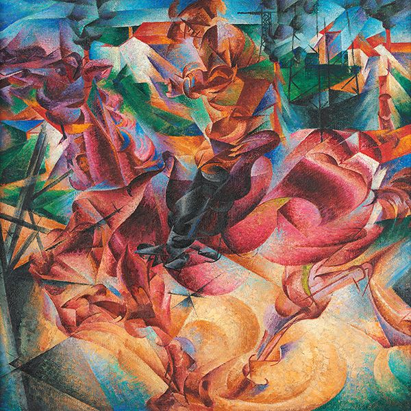 Umberto Boccioni, Elasticità, 1912
