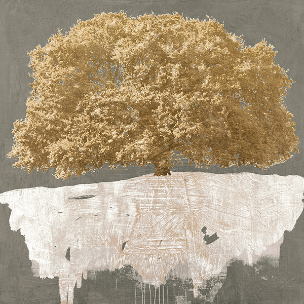 Alessio Aprile, Golden Tree on Grey