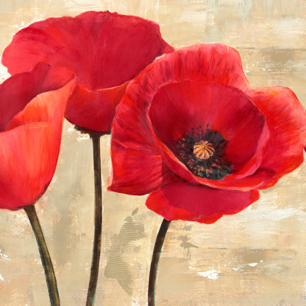 Cynthia Ann, Red Poppies (detail)