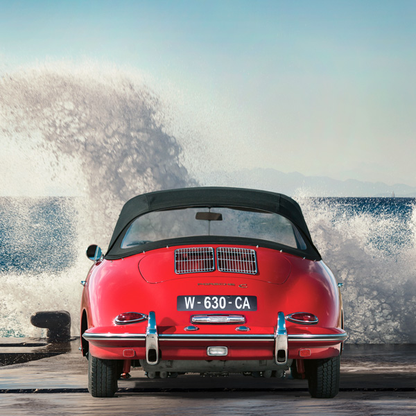 Gasoline Images, Ocean Waves Breaking on Vintage Beauties (detail 1)