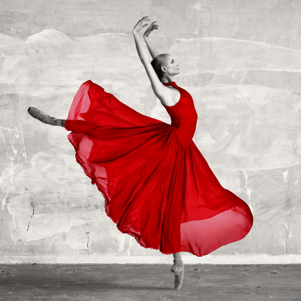 Haute Photo Collection, Ballerina in Red (detail)