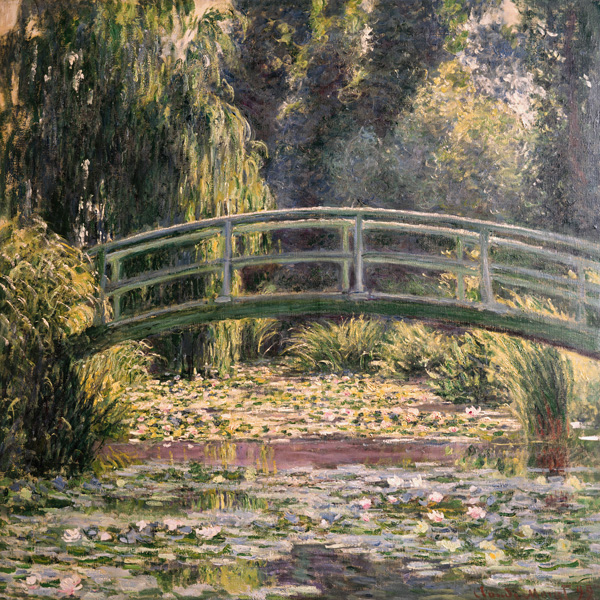 Claude Monet, The Japanese Footbridge, Giverny