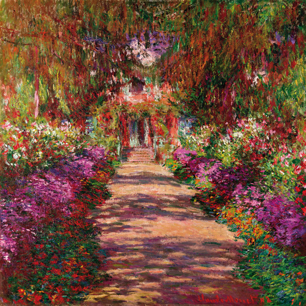 Claude Monet, Path in Monet's Garden, Giverny