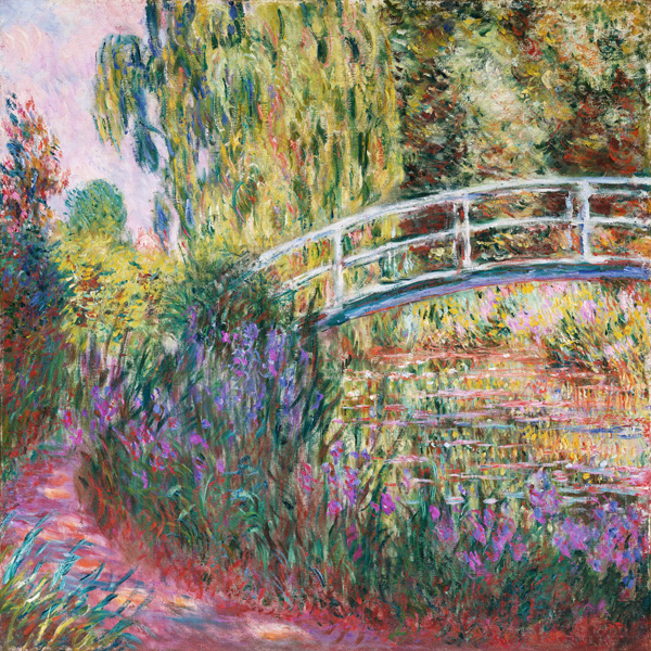 Claude Monet, The Japanese Bridge, Pond with Water Lillies