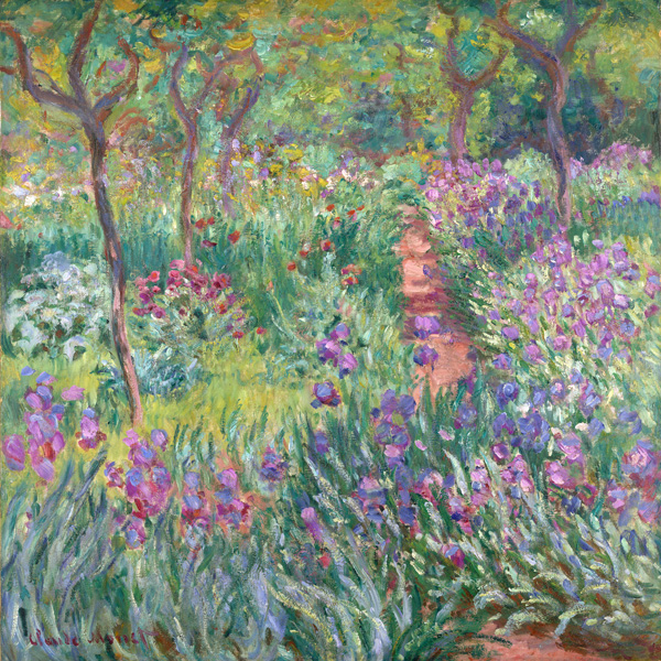 Claude Monet, The artist's garden at Giverny