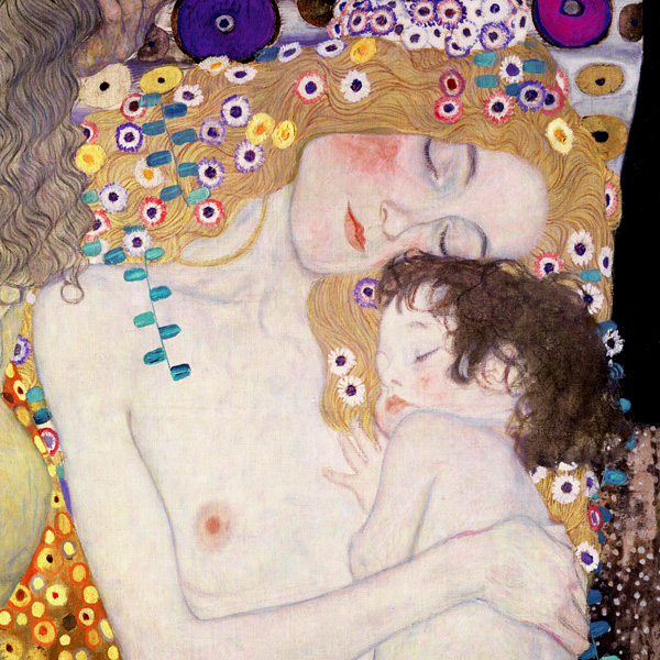 Gustav Klimt, Le Tre età della donna (detail)