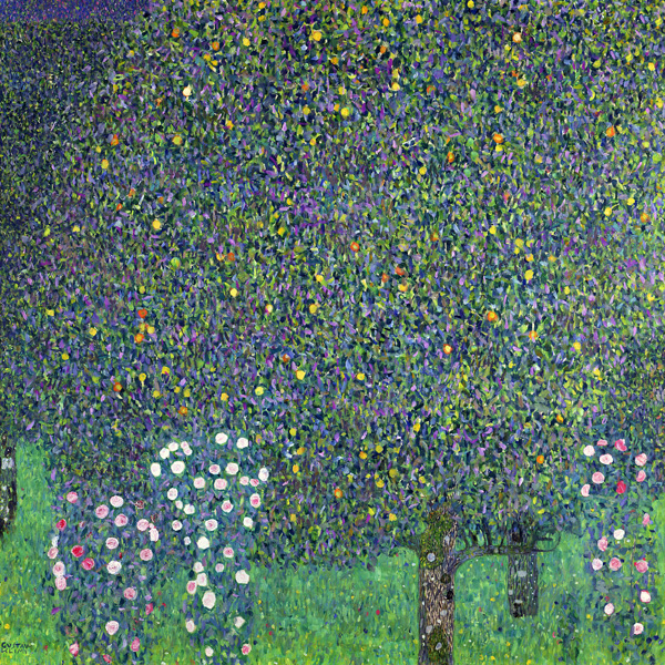 Gustav Klimt, Roses under the Trees