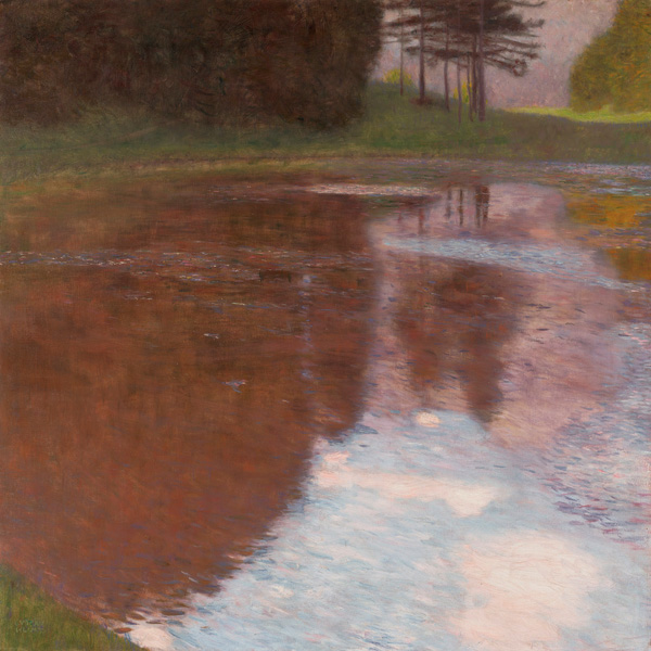 Gustav Klimt, Tranquil pond near Salzburg
