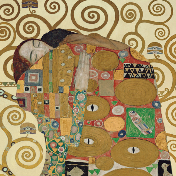 Gustav Klimt, The Embrace (detail)