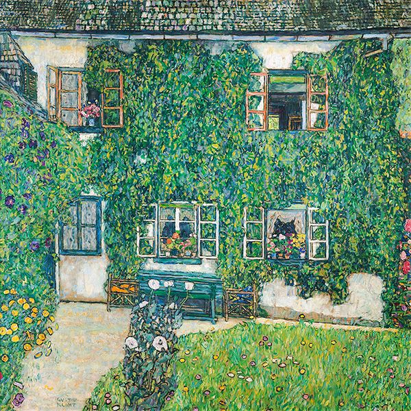 Gustav Klimt, Forester's House in Weissenbach II (Garden), 1914