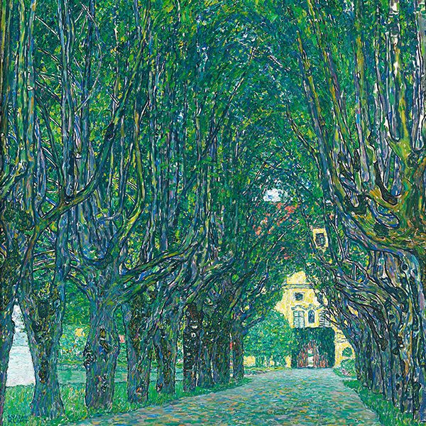 Gustav Klimt, Avenue to Schloss Kammer, 1912