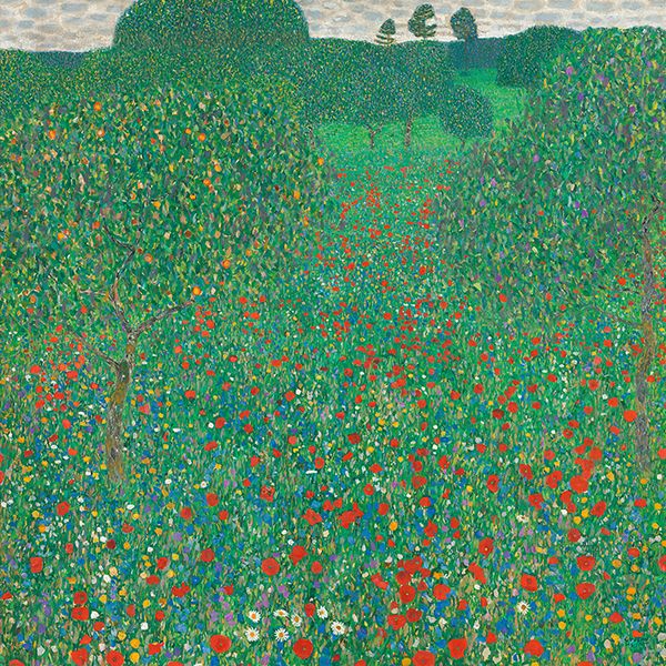 Gustav Klimt, Flowering Poppies, 1907