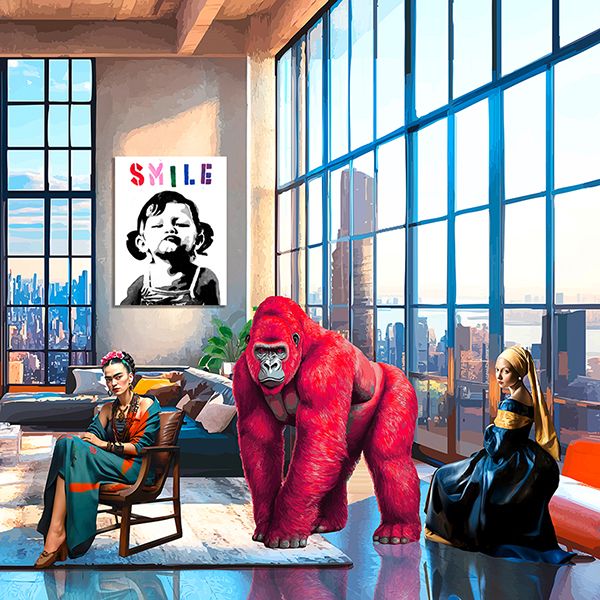 Gerard Madau, Surrealoft, At the Girls' (detail)