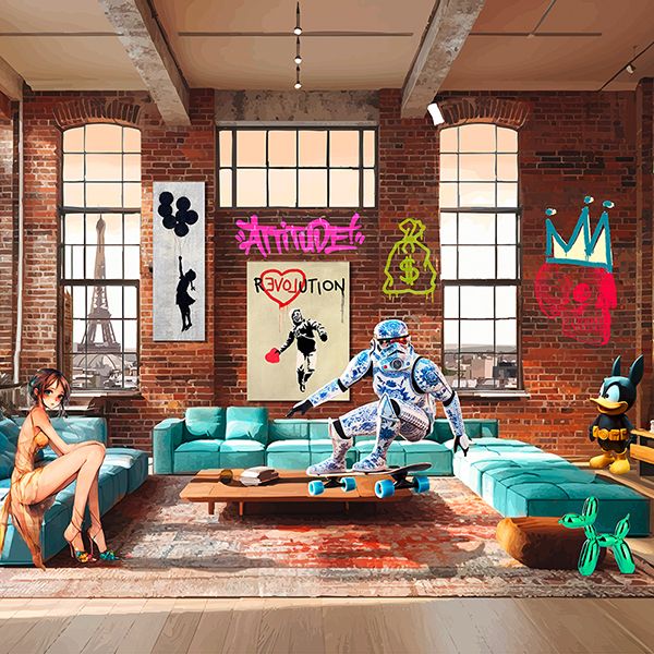 Gerard Madau, Surrealoft, Attitude (detail)