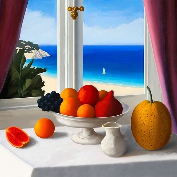 Hernan Navarro, Still Life and WIndow I (detail)