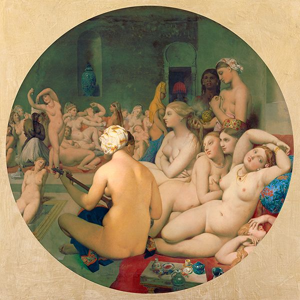 Jean-Auguste-Dominique Ingres, The Turkish Bath, 1863
