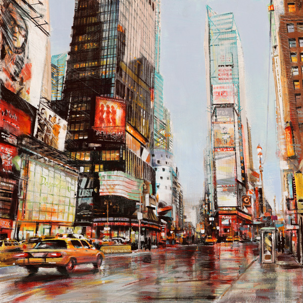 John B. Mannarini, Taxi in Times Square