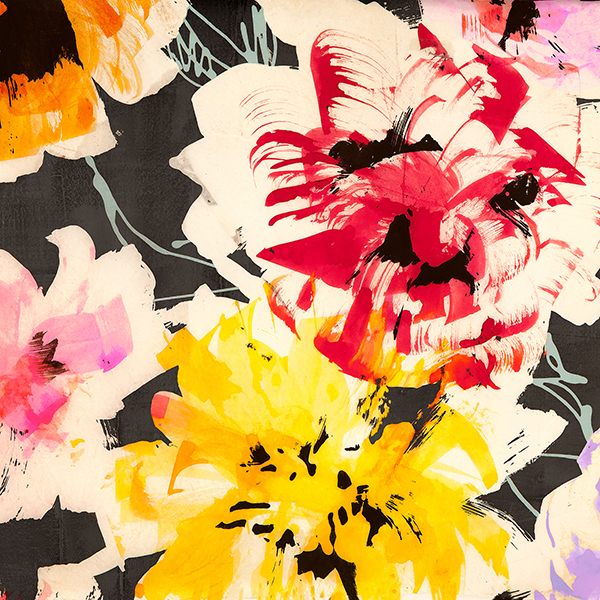 Kelly Parr, Neon Flowers II (detail)