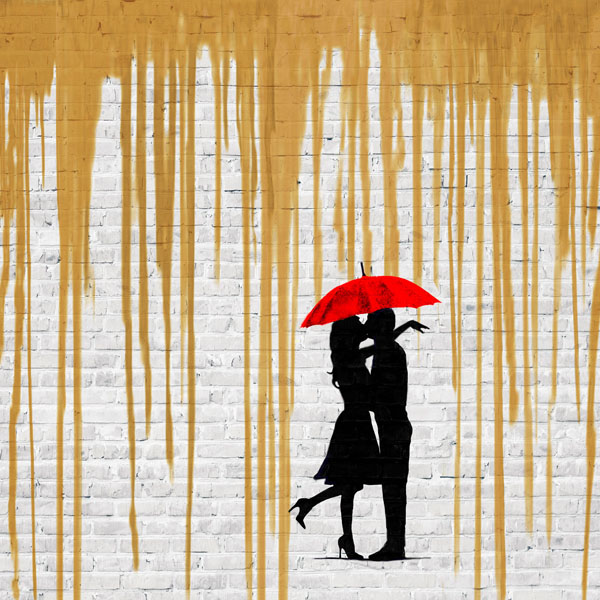 Masterfunk Collective, Romance in the Rain (Gold, detail)