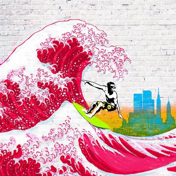 Masterfunk Collective, Surfin' NYC (detail)