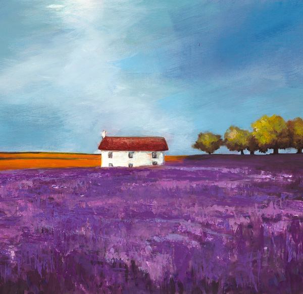 Philip Bloom, Field of Lavender (detail)