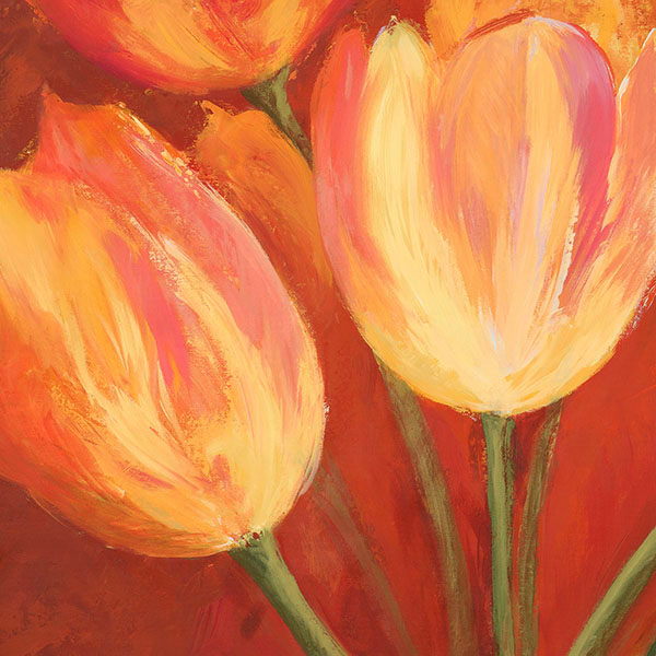 Silvia Mei, Orange Tulips (detail)