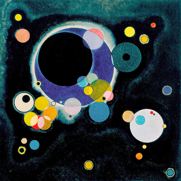 Wassily Kandinsky, Sketch for Several Circles
