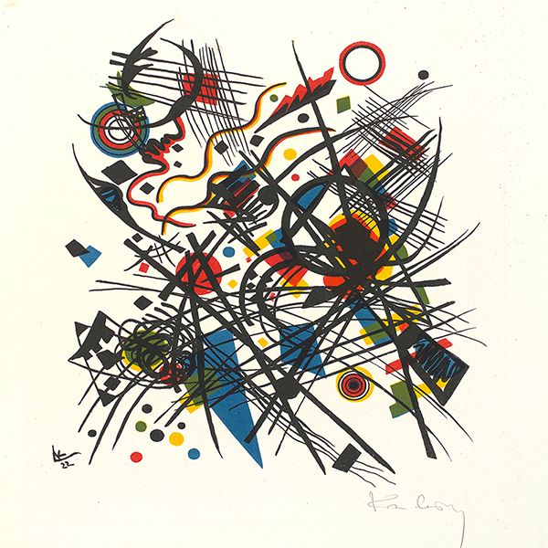 Wassily Kandinsky, Neue Europaeische Graphik. Quatrième portefeuille du Bauhaus, c. 1923