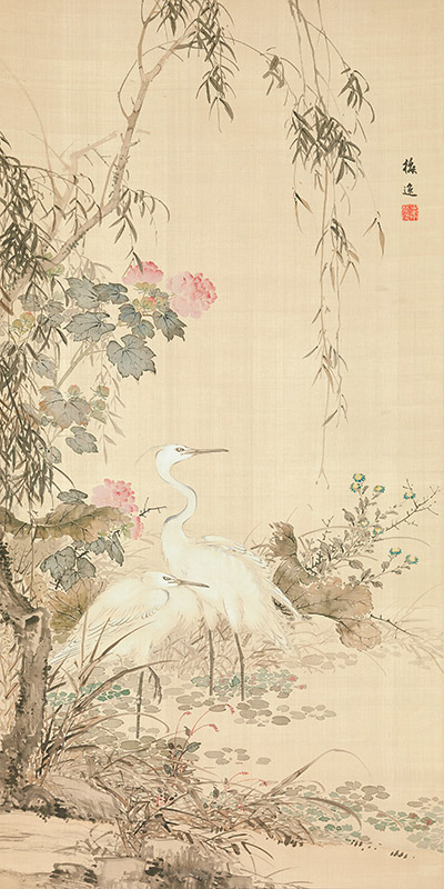 Anonymous, Willow and Herons