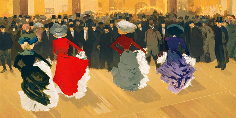 Abel Truchet, Les Danseuses (detail)