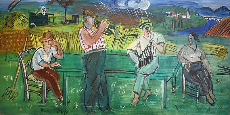 Dufy Raoul, Musiciens &agrave; la campagne