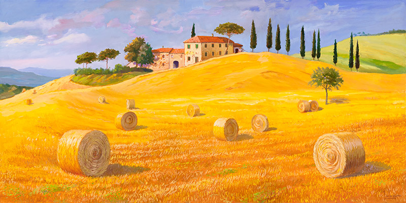 Adriano Galasso, Colline in Toscana