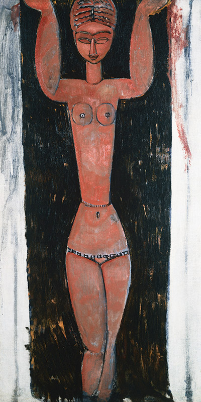 Amedeo Modigliani, Caryatid Rouge
