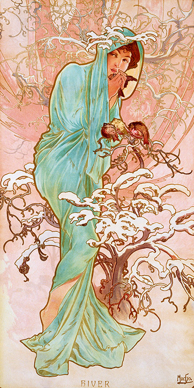 Alphonse Mucha, Hiver