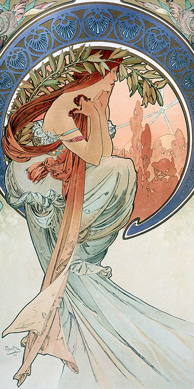 Alphonse Mucha, La poésie