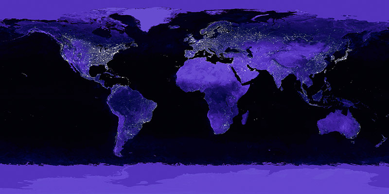 Nasa, Earth at Night