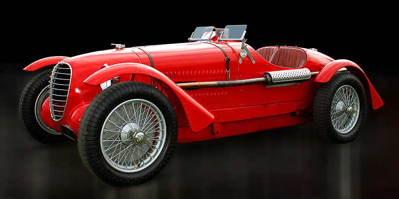 Gasoline Images, Vintage Italian race-car