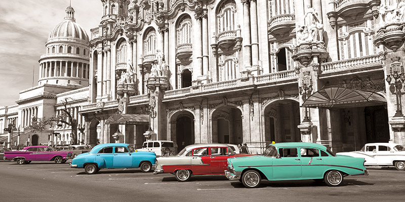Anonymous, Vintage American cars in Havana, Cuba