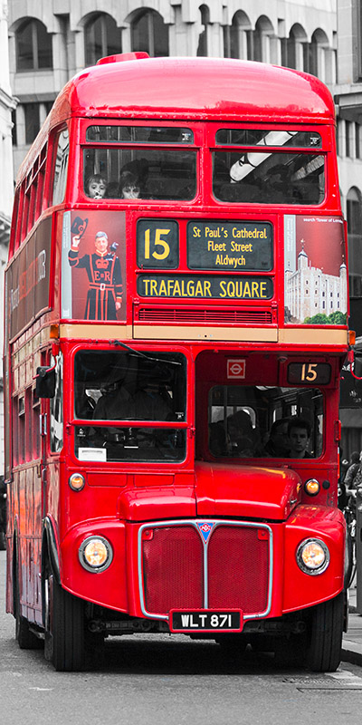 Pangea Images, Double-Decker bus, London
