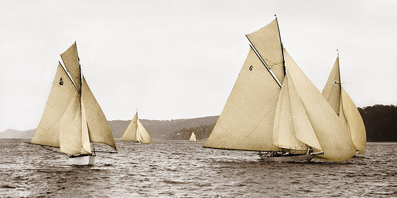 Anonymous, Sloops racing, 1926