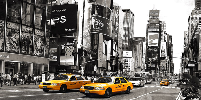 Anonymous, Taxi in Times Square, NYC