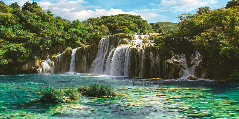 Pangea Images, Waterfall in Krka National Park, Croatia