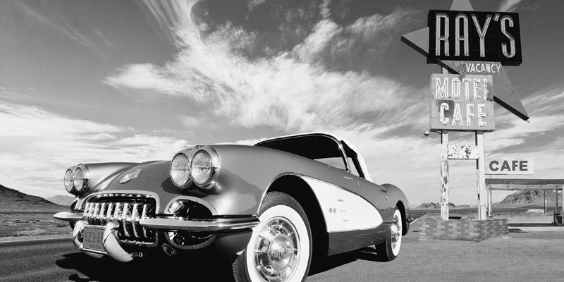 Gasoline Images, Cruisin' USA (BW)