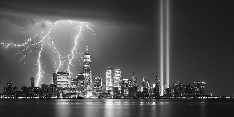 Pangea Images, A Tribute in Light, NYC (B&W)