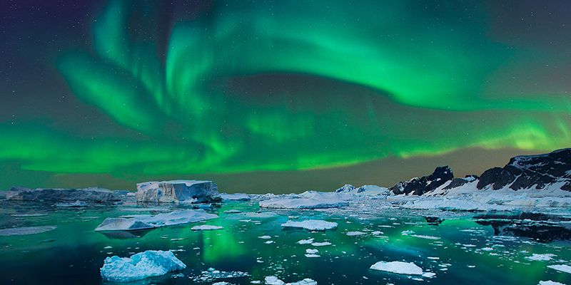 Pangea Images, Aurora Borealis, Iceland (detail)
