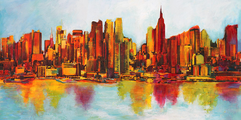 Claude Becaud, New York Abskyline