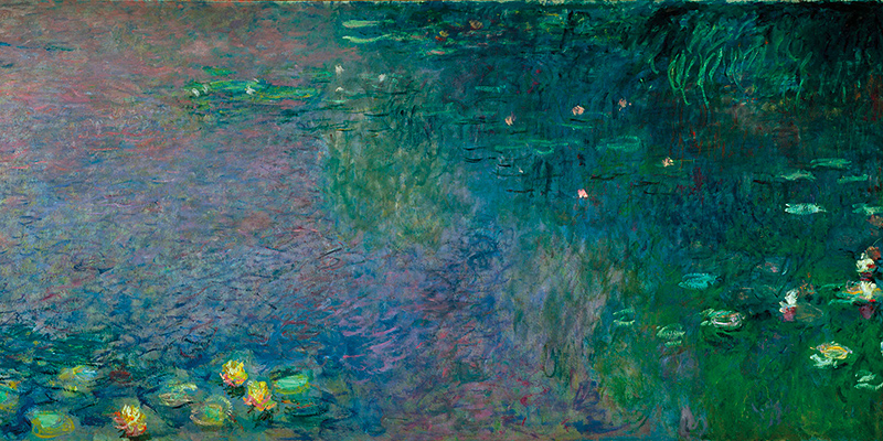 Claude Monet, Morning (detail II)